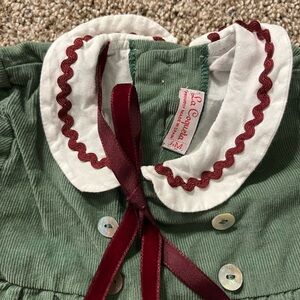 La Coqueta 3-6M Christmas Dress Set